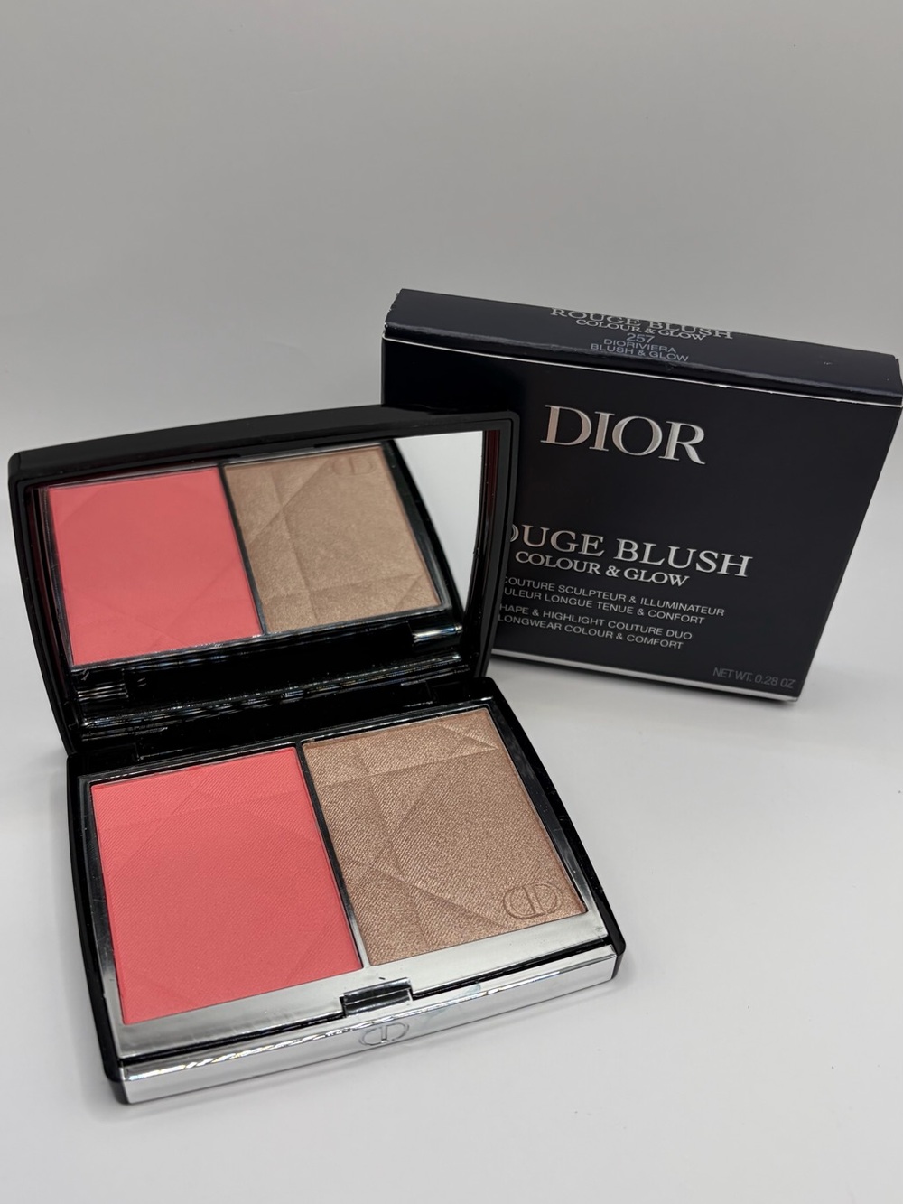 Dior Rouge Blush Duo — Vibrant Pink Blush with Golden Bronze Glow - Picture 2 of 4